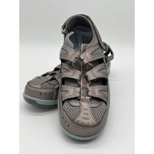 Orthofeet Size 10 X-Wide Womens Sandals With Adjustable Straps & Closed Toe Desi